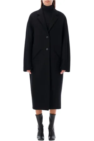 Courrèges Femme, Manteaux, Noir, Taille: 38 FR Manteau Cocon Noir
