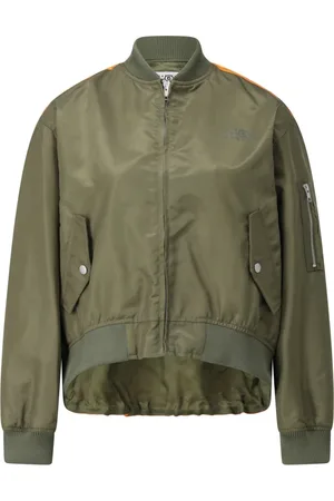 Maison Margiela Femme, Vestes, Vert, Taille: 38 FR Blouson Bomber Oversize