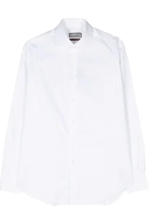CANALI Homme, Chemises, Blanc, Taille: L Chemise habillée en coton Impeccabile