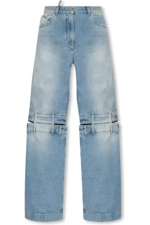 The Attico Femme, Jeans, Bleu, Taille: W26 Jeans avec Fentes aux Jambes