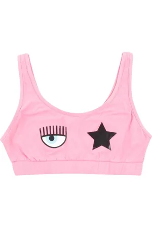 Chiara Ferragni Femme, Sous-vêtements, Rose, Taille: 40 FR Soutien-gorge en coton avec imprimé Eyestar