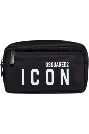 Dsquared2 Homme, Sacs, Noir, Taille: ONE Size Trousse de Toilette Icon en Nylon