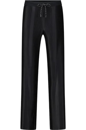 Marc Cain Femme, Pantalons, Noir, Taille: 40 FR Pantalon à plis rapportés