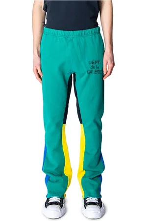 GALLERY DEPT. Homme, Pantalons, Vert, Taille: L Pantalon de survêtement émeraude évasé