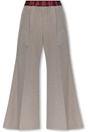 Marni Femme, Pantalons, Gris, Taille: 38 FR Pantalon à pinces