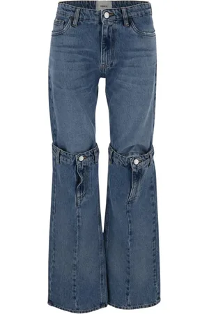 COPERNI Femme, Jeans, Bleu, Taille: 40 FR Jean Ouvert aux Genoux