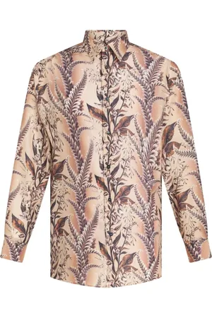 Etro Homme, Chemises, Multicolore, Taille: S Chemise à Imprimé Floral Multicolore Beige
