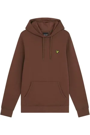 Lyle & Scott Homme, Sweatshirts et sweats à capuche, Brun, Taille: L Pull à Capuche