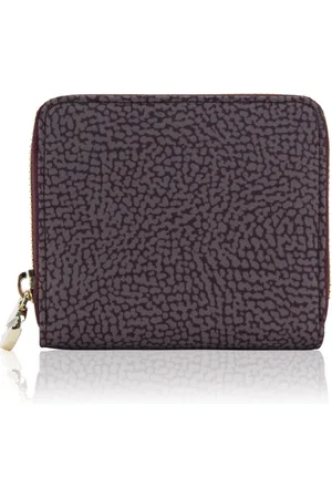 Borbonese Femme, Accessoires, Rouge, Taille: ONE Size Portefeuille Zippé