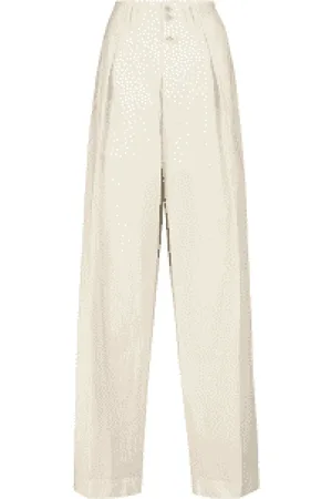 Etro Femme, Pantalons, Blanc, Taille: 40 FR Pantalon Droit