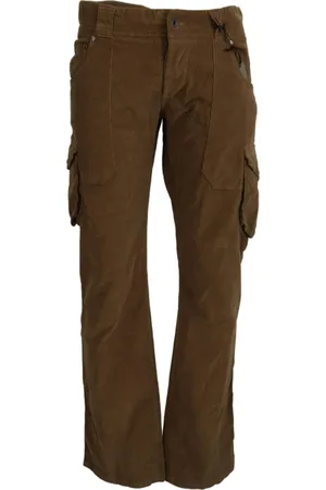 ERMANNO SCERVINO Homme, Pantalons, Brun, Taille: S Pantalon Cargo en Velours Côtelé