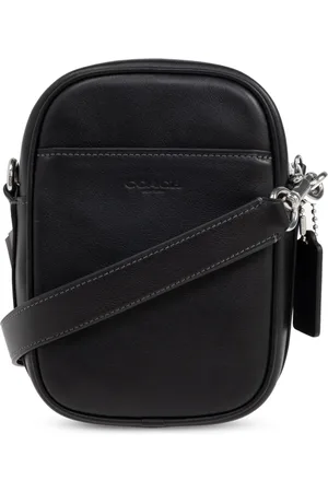 Coach Homme, Sacs, Noir, Taille: ONE Size Sac bandoulière en cuir