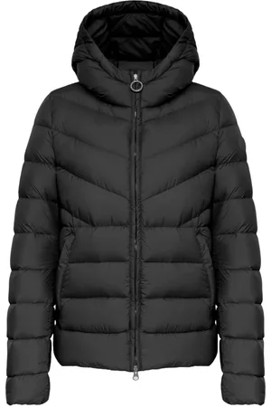 Colmar Femme, Vestes, Noir, Taille: 42 FR Manteau d`hiver noir avec fermeture éclair