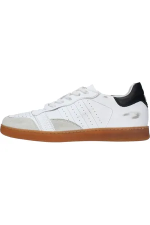 D.A.T.E. Homme, Chaussures, Blanc, Taille: 44 EU Sporty LOW Calfbianco-Nero Baskets