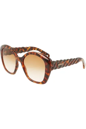 Lanvin Femme, Accessoires, Brun, Taille: ONE Size Lunettes de soleil marron élégantes
