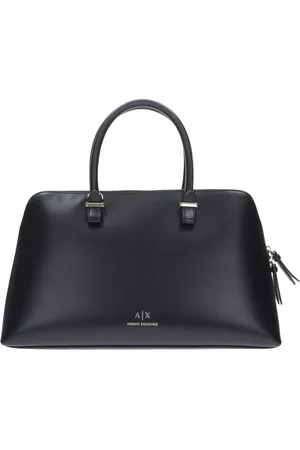 Armani Exchange Femme, Sacs, Noir, Taille: ONE Size Sac avec logo et fermeture éclair