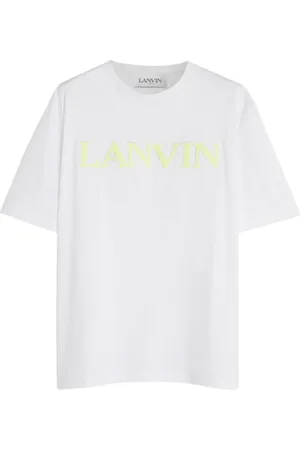 Lanvin Homme, Tops, Blanc, Taille: L Curb Tee-Shirt
