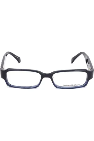 Ermenegildo Zegna Unisex, Accessoires, Bleu, Taille: ONE Size Montures Bleues en Plastique