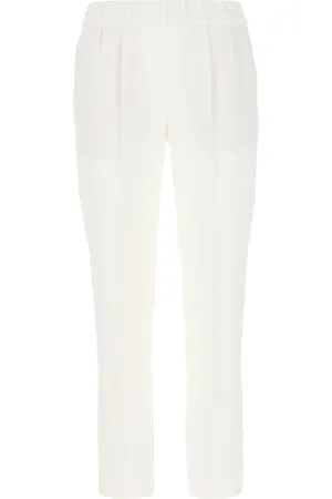 Brunello Cucinelli Femme, Pantalons, , Taille: 38 FR Pantalon Décontracté Plissé