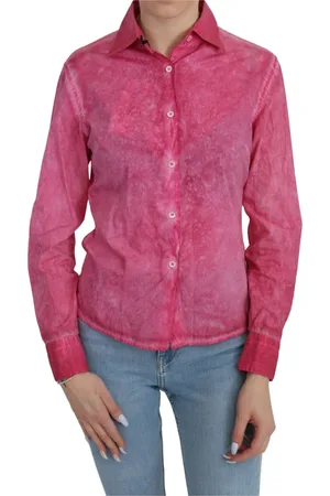 ERMANNO SCERVINO Femme, Blouses et Chemises, Rose, Taille: 38 FR Chemise à Manches Longues et Col