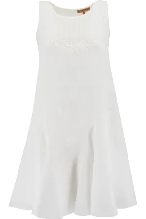 ERMANNO SCERVINO Femme, Robes, Blanc, Taille: 38 FR Mini-robe Blanche Neige Ss23