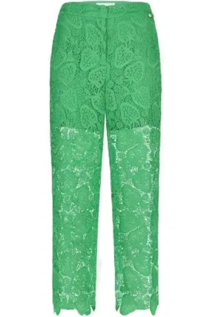 Fabienne Chapot Femme, Pantalons, Vert, Taille: 40 FR Shorts Brodés Fraise