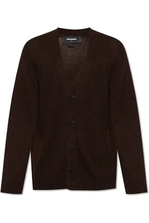 Dsquared2 Homme, Pulls, Brun, Taille: S Cardigan en laine