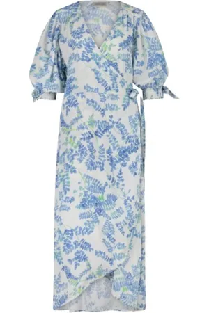 Fabienne Chapot Femme, Robes, Bleu, Taille: 40 FR Robe Midi Chic Hannah