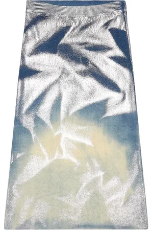 Diesel Femme, Jupes, Bleu, Taille: 36 FR M-Ilan Knit Pencil Skirt