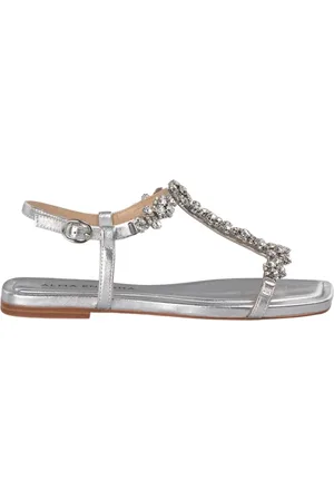 Alma en Pena Femme, Chaussures, Gris, Taille: 36 EU Sandalette à perles multicolores
