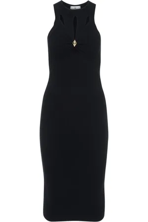 Elisabetta Franchi Femme, Robes, Noir, Taille: 38 FR Robe en maille