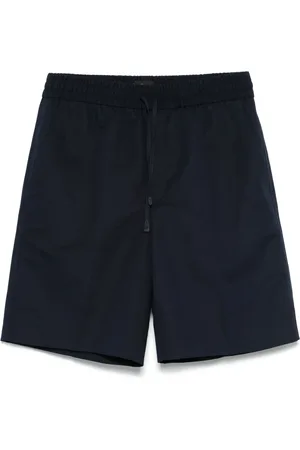 BRIONI Homme, Shorts, Bleu, Taille: L Shorts en lin et coton avec poches