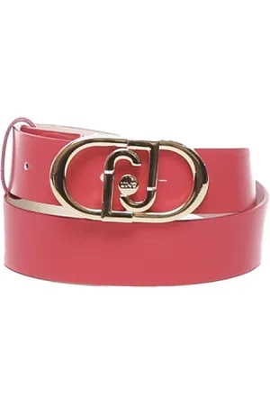 Liu Jo Femme, Accessoires, Rouge, Taille: M Ceinture en Eco-Cuir avec Boucle Métallique