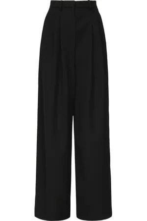 MAGDA BUTRYM Femme, Pantalons, Noir, Taille: 36 FR Pantalon Large en Laine