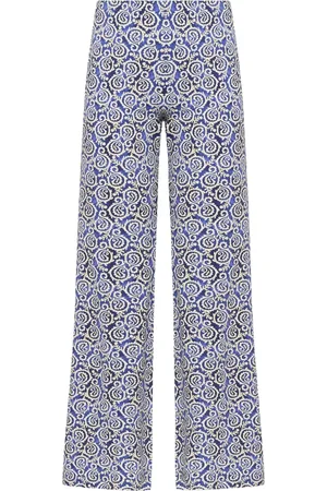 Maliparmi Femme, Pantalons, Bleu, Taille: 40 FR Pantalons Corail D