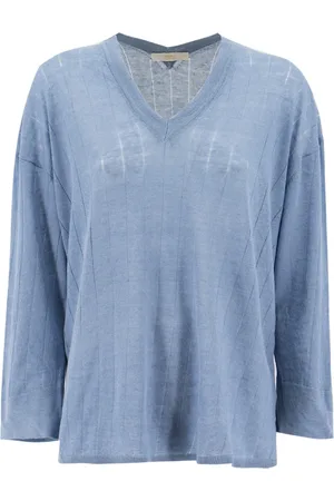 FEDELI Femme, Blouses et Chemises, Bleu, Taille: 38 FR Chemise 6 Pe23
