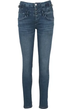 Liu Jo Femme, Jeans, Bleu, Taille: W25 High Waist Skinny Jean Rampy