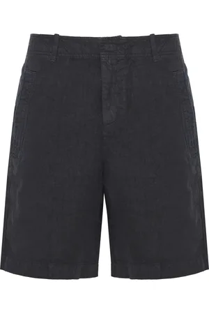 ELEVENTY Homme, Shorts, Bleu, Taille: W33 Shorts en Lin avec Poches