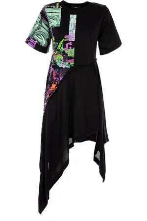 Diesel Femme, Robes, Noir, Taille: 38 FR Robe Courte