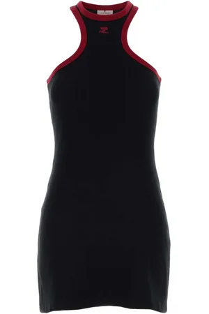 Courrèges Femme, Robes, Noir, Taille: 38 FR Scuba Mini Dress