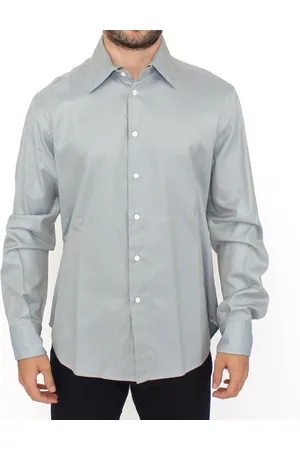 ERMANNO SCERVINO Homme, Chemises, Gris, Taille: L Chemise Boutonnée Décontractée