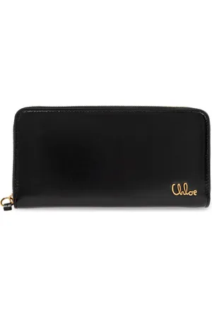 Chloé Femme, Accessoires, Noir, Taille: ONE Size Portefeuille Iconique