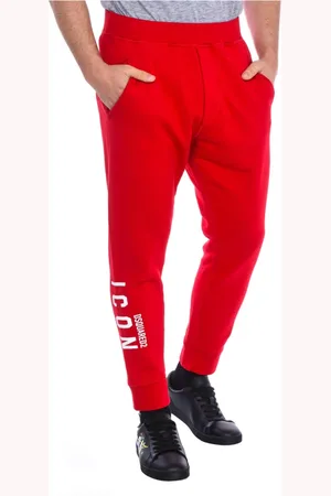 Dsquared2 Homme, Pantalons, Rouge, Taille: L Pantalon de survêtement