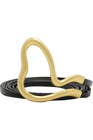 Bottega Veneta Femme, Accessoires, Brun, Taille: ONE Size Ceinture classique en cuir avec détails dorés