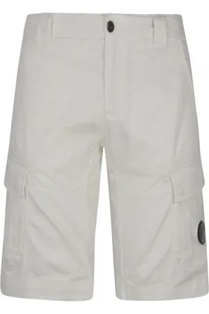 C.P. Company Homme, Shorts, Blanc, Taille: XL Cargo Bermuda Pantalons