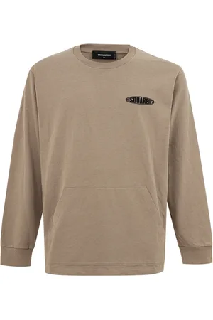Dsquared2 Homme, Tops, , Taille: M T-Shirt Logo Manches Longues