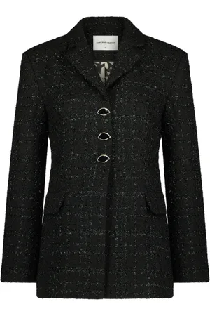 Fabienne Chapot Femme, Vestes, Noir, Taille: 44 FR Blazer en tweed Cher