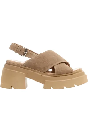 Elena Iachi Femme, Chaussures, , Taille: 35 EU Sandales Croisées en Daim