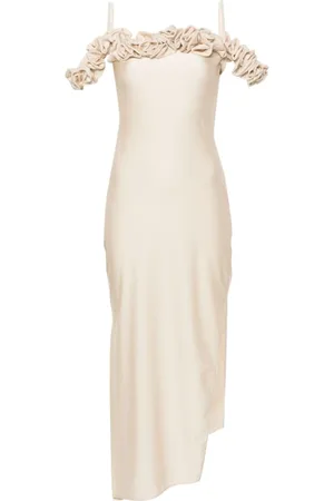 COPERNI Femme, Robes, , Taille: 38 FR Robe à volants en satin
