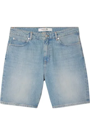 Lacoste Homme, Shorts, Bleu, Taille: W32 Bermuda en jean léger